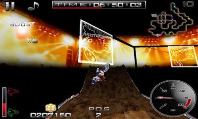 Gameplay of the Ultimate MotoCross for Android phone or tablet.