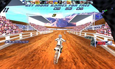 Gameplay of the Ultimate MotoCross 2 for Android phone or tablet.