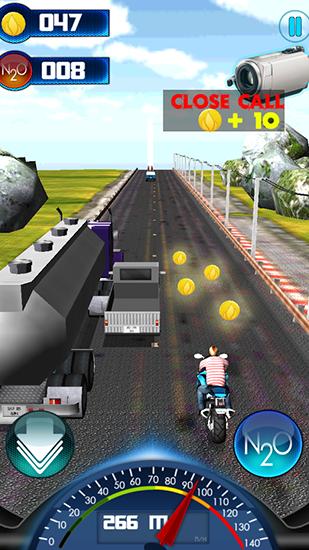 Gameplay of the Ultimate racing moto GP for Android phone or tablet.
