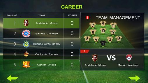 Gameplay of the Ultimate soccer for Android phone or tablet.