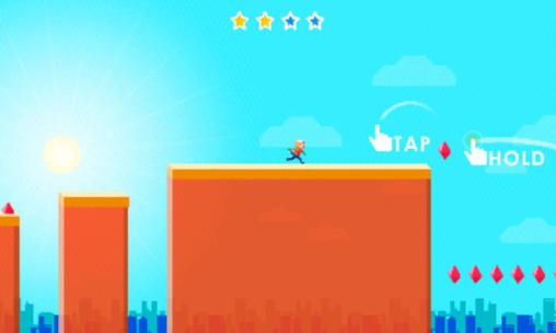 Gameplay of the Umbrella jump for Android phone or tablet.