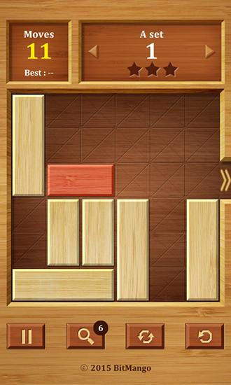 Gameplay of the Unblock casual for Android phone or tablet.