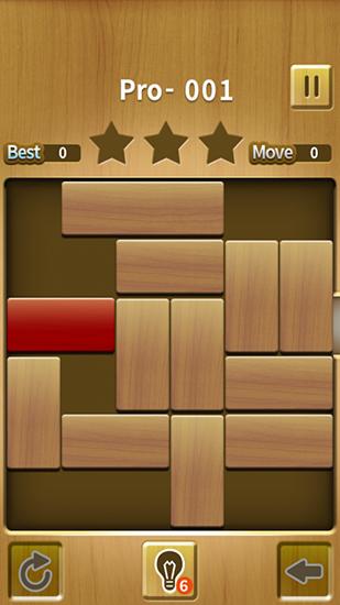 Gameplay of the Unblock king for Android phone or tablet.