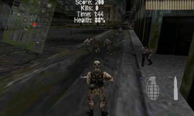 Gameplay of the Undead Swarm 2 for Android phone or tablet.
