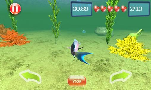 Gameplay of the Underwater world adventure 3D for Android phone or tablet.