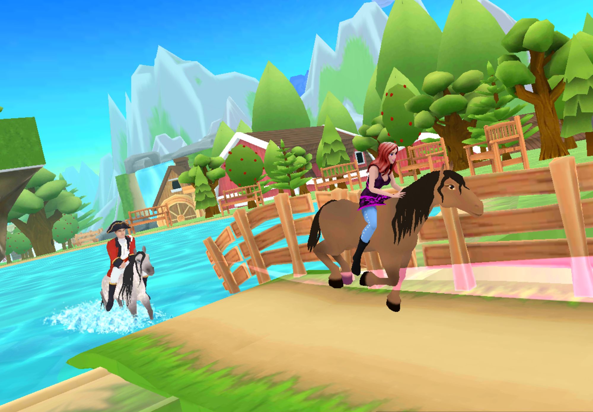 Uphill Rush Horse Racing - Android game screenshots.