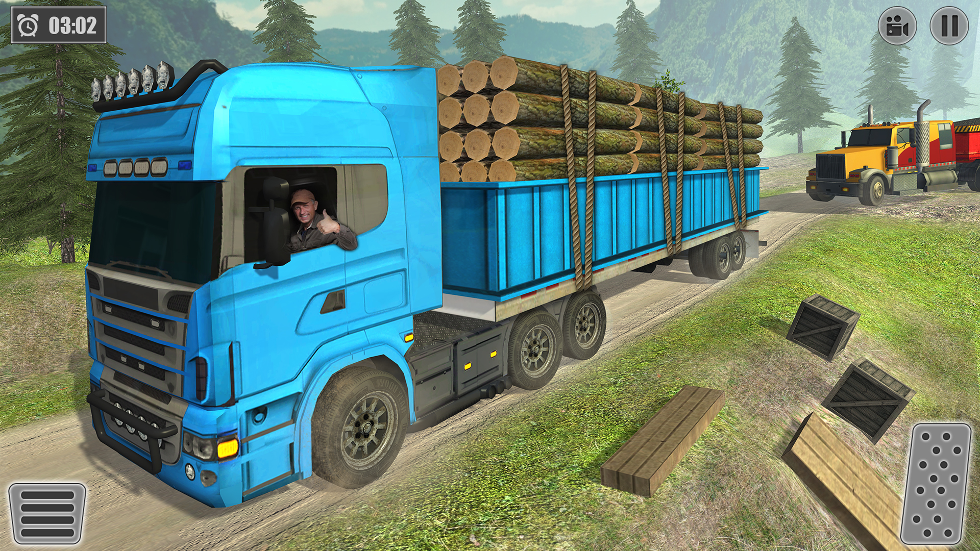 Uphill Truck: Offroad Games 3D - Android game screenshots.