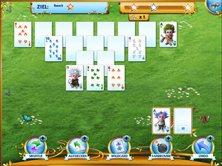 Gameplay of the Upjers: Solitaire for Android phone or tablet.