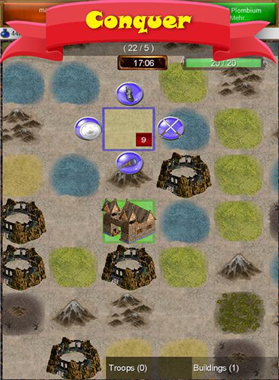 Gameplay of the Ur-land: Build your empire for Android phone or tablet.