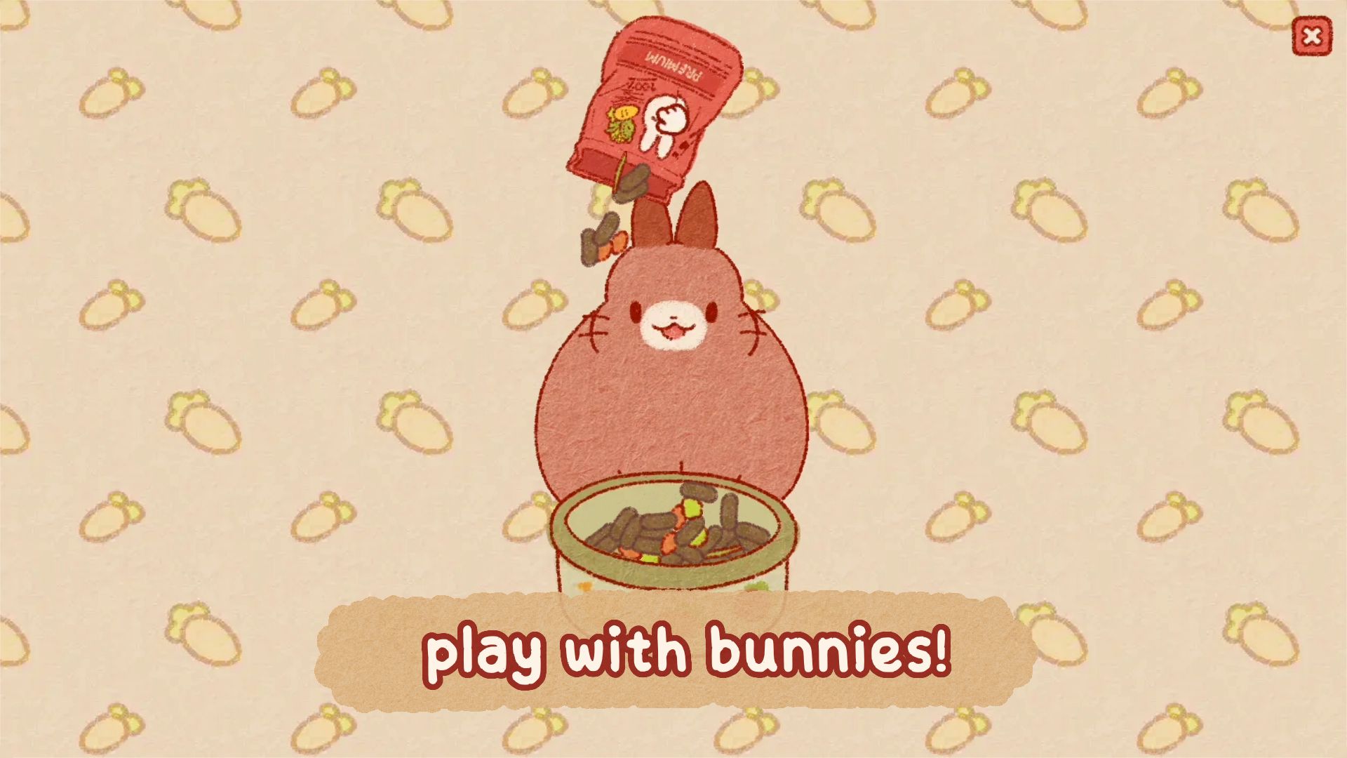 Usagi Shima: Cute Idle Bunnies - Android game screenshots.