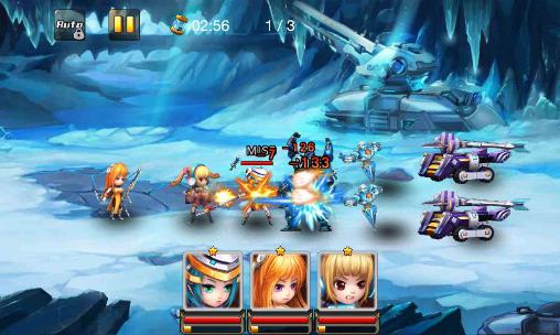 Gameplay of the Valkyrie: Epic war for Android phone or tablet.
