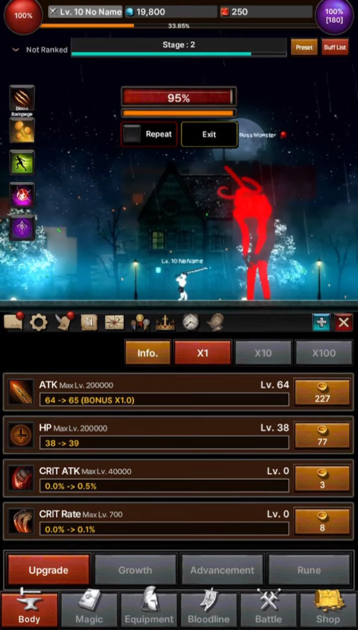 Vampire Idle - Android game screenshots.