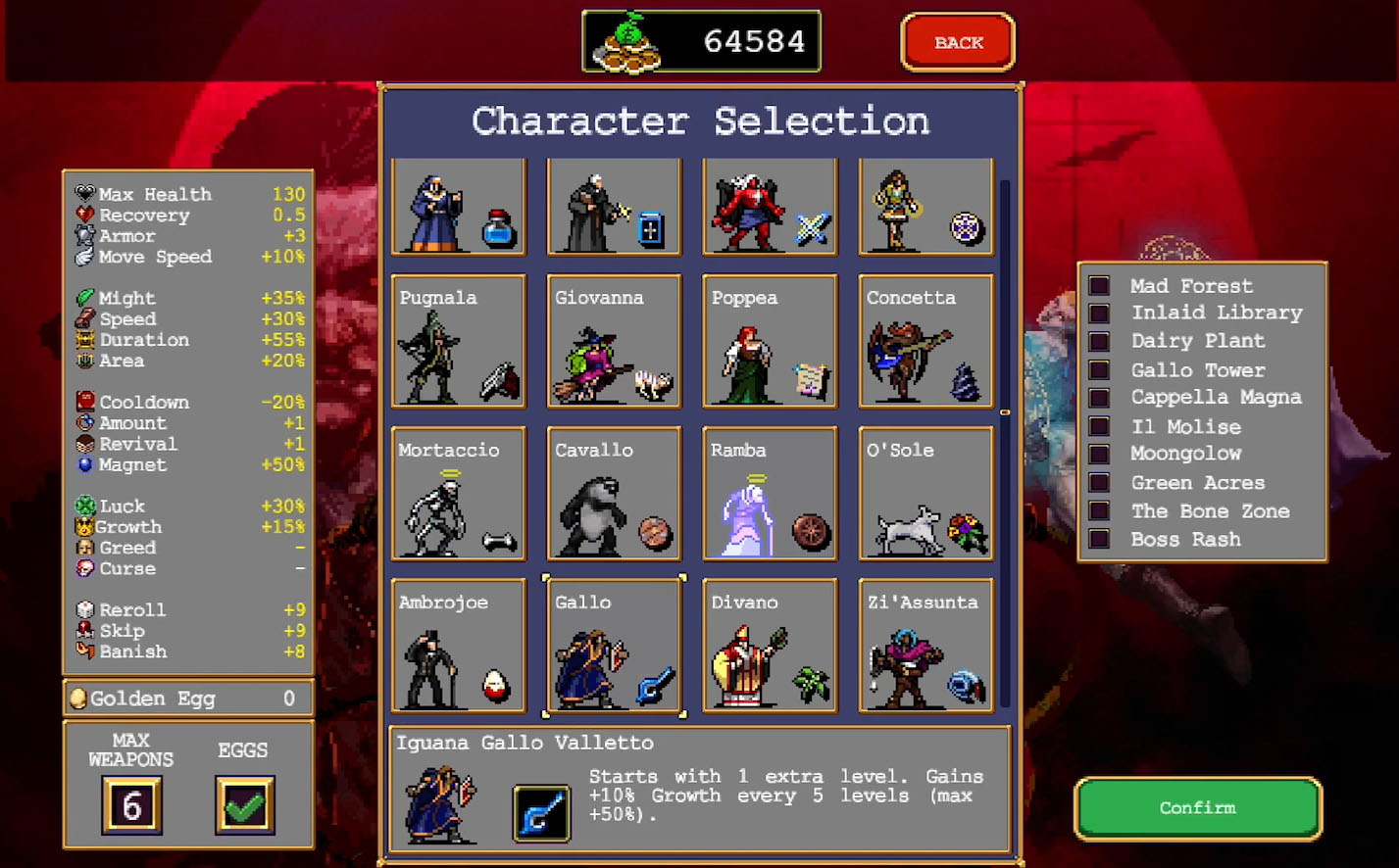 Vampire Survivors - Android game screenshots.