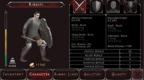 Vampire's fall: Origins - Android game screenshots.