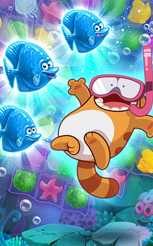 Viber mermaid puzzle match 3 - Android game screenshots.