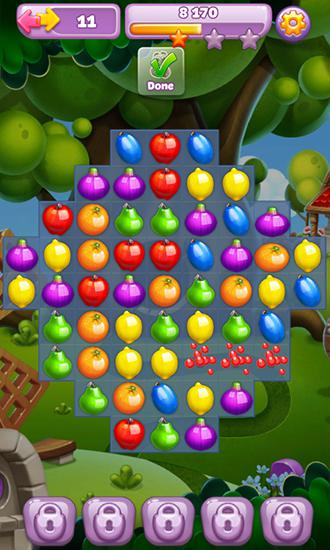 Gameplay of the Viber: Fruit adventure for Android phone or tablet.