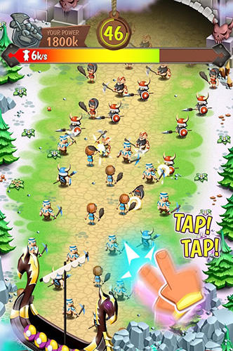 Viking heroes war - Android game screenshots.