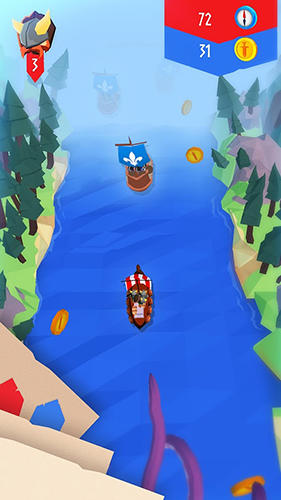 Viking sail - Android game screenshots.