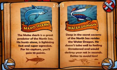 Gameplay of the Vikings & Dragons Fishing Adventure for Android phone or tablet.