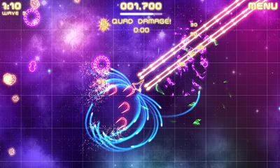 Gameplay of the Violet Storm for Android phone or tablet.