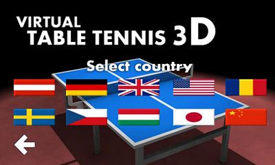 Gameplay of the Virtual Table Tennis 3D for Android phone or tablet.