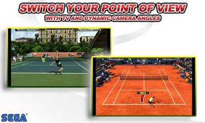 Gameplay of the Virtual Tennis Challenge for Android phone or tablet.