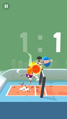 Volley beans - Android game screenshots.