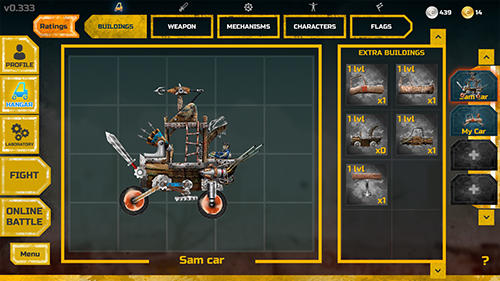 War cars - Android game screenshots.