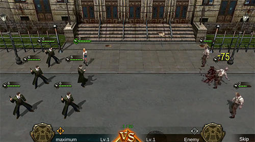 War of mafias: Zombies secret - Android game screenshots.