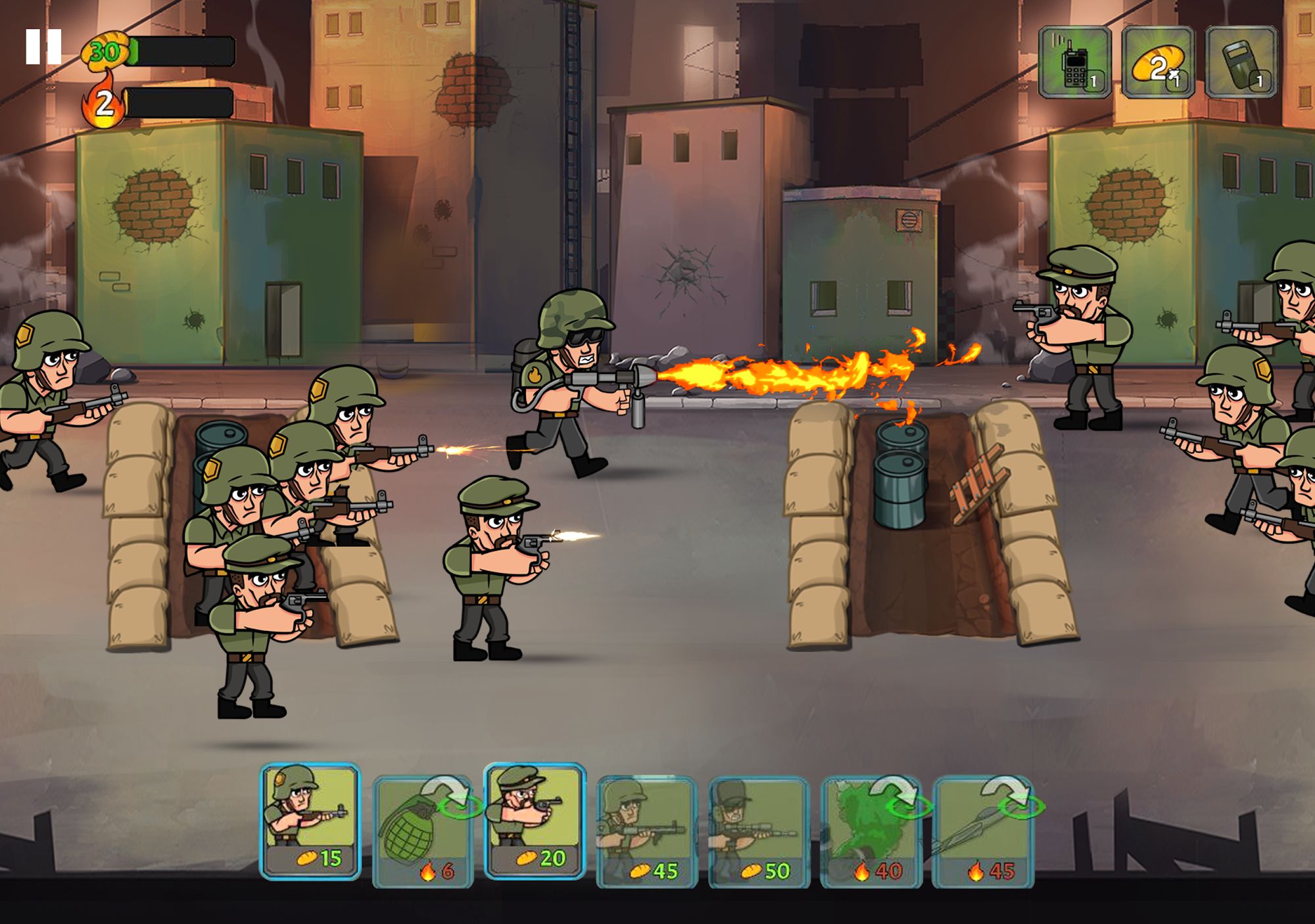 War Strategy Game: RTS WW2 - Android game screenshots.