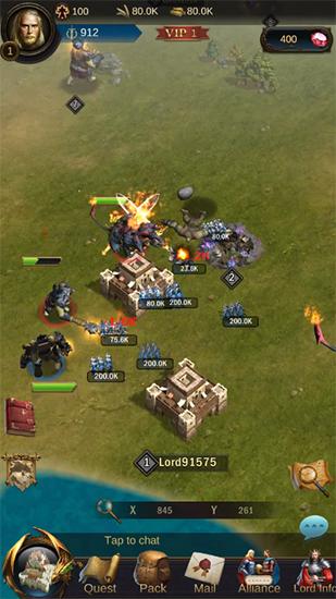 Gameplay of the War and order for Android phone or tablet.