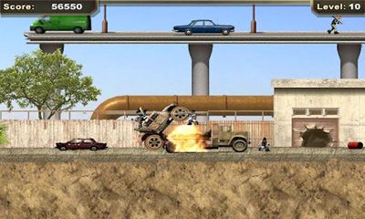 Gameplay of the War Machine Hummer for Android phone or tablet.