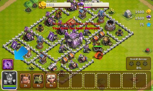 Gameplay of the War of empires: The mist for Android phone or tablet.