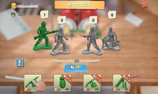 Gameplay of the War of toys for Android phone or tablet.