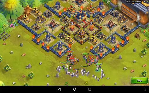 Gameplay of the War saga: Heroes rising for Android phone or tablet.