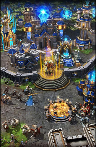 Gameplay of the War storm: Clash of heroes for Android phone or tablet.
