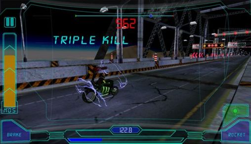 Gameplay of the Warbike for Android phone or tablet.