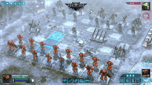 Gameplay of the Warhammer 40000: Regicide for Android phone or tablet.