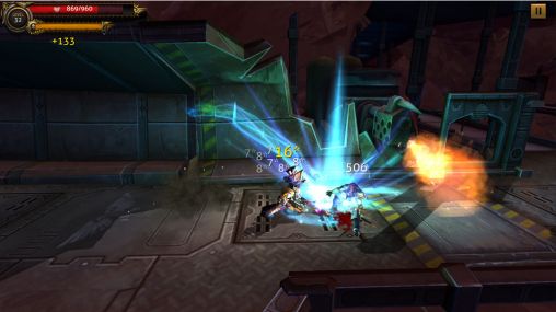 Gameplay of the Warhammer 40 000: Carnage for Android phone or tablet.