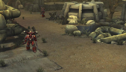 Gameplay of the Warhammer 40000: Space wolf for Android phone or tablet.