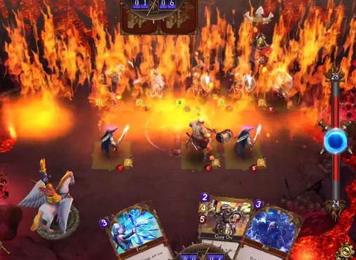 Gameplay of the Warhammer: Storm of magic for Android phone or tablet.