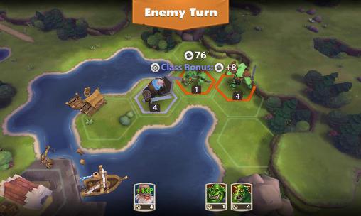 Gameplay of the Warlords for Android phone or tablet.