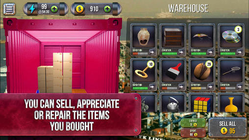 Gameplay of the Wars for the containers for Android phone or tablet.