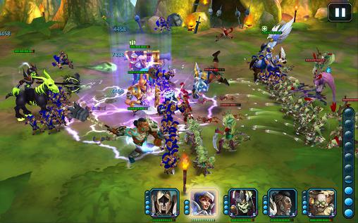 Gameplay of the Wartide: Heroes of Atlantis for Android phone or tablet.