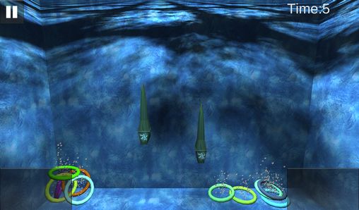Gameplay of the Water donuts for Android phone or tablet.