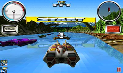 Gameplay of the Wave Blazer for Android phone or tablet.