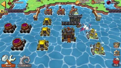 Gameplay of the Wave raiders for Android phone or tablet.