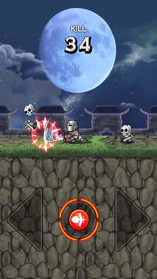 Gameplay of the Weak warrior for Android phone or tablet.