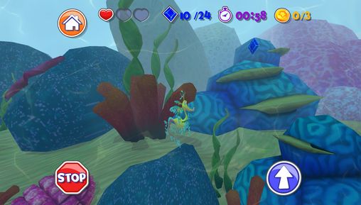 Gameplay of the Weird animal buddy run for Android phone or tablet.