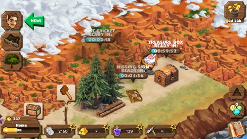 Gameplay of the Westbound for Android phone or tablet.